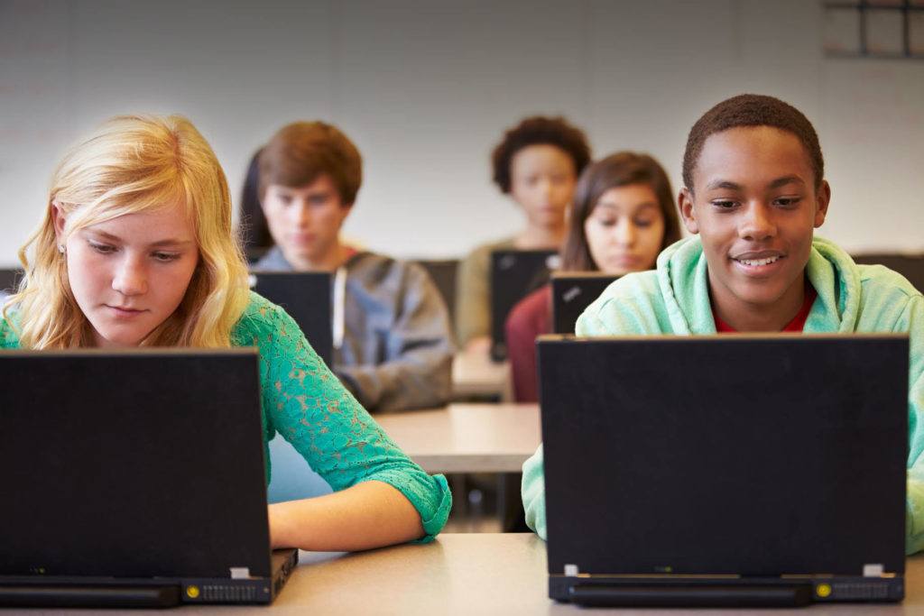 Students Coding with CoderZ